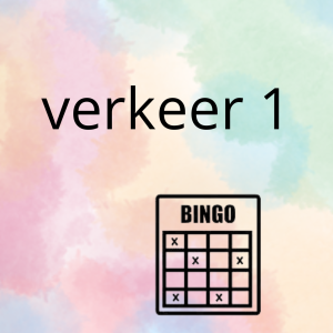 AN - het verkeer (deel 2) - spel 8: bingo