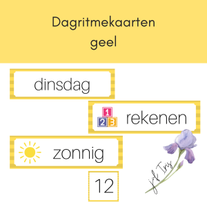 Dagritmekaarten - geel