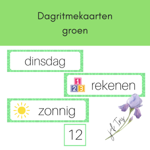 Dagritmekaarten - groen