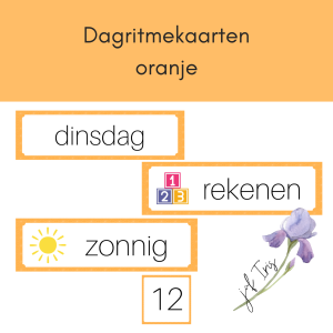 Dagritmekaarten - oranje