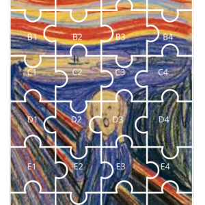 Klassikale puzzel - De schreeuw