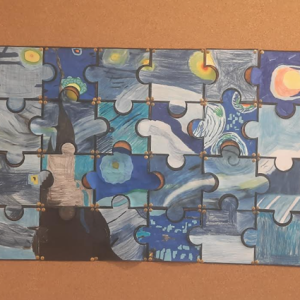 Klassikale puzzel - sterrennacht