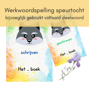 Speurtocht werkwoordspelling - bijvoeglijk gebruikt voltooid deelwoord