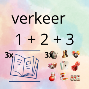 AN - het verkeer (delen 1/2/3) - werkbundels + spelpakketten