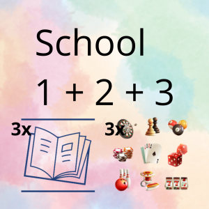 AN - de school (deel 1+2+3) - werkbundels + spelpakketten!