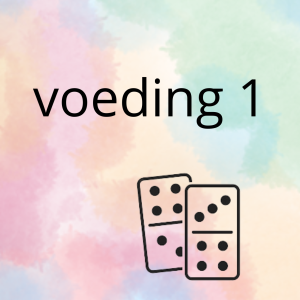 AN - de voeding (deel 1) - spel 3: domino/leesrups