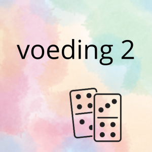 AN - de voeding (deel 2) - spel 3: domino/leesrups