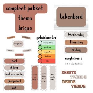 Complete set klasthema brique