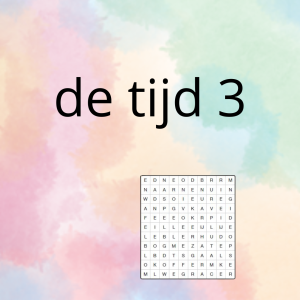 AN - de tijd (deel 3) - spel 4: woordzoeker
