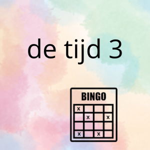 AN - de tijd (deel 3) - spel 8: bingo