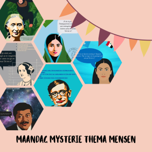 Maandag Mysterie thema mensen 1