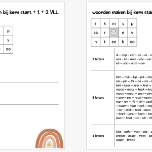Woorden maken bij VLL-kimversie