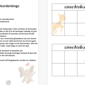Woordbingo