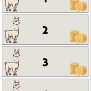 Dagritmekaartjes Alpaca