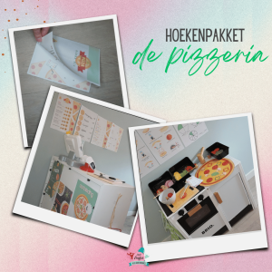 Hoekenpakket de pizzeria / het pizzarestaurant