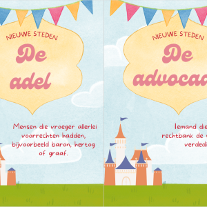 Hulpkaarten Faqta thema nieuwe steden