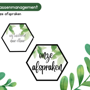 Klassenmanagement - Onze afspraken