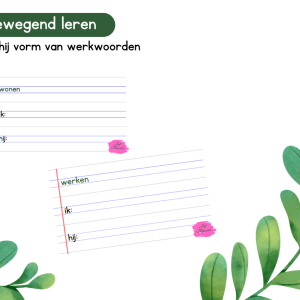 Bewegend Leren - ik/hij vorm van werkwoorden