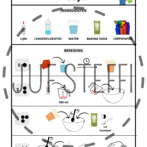 stappenplan 'slijm maken'