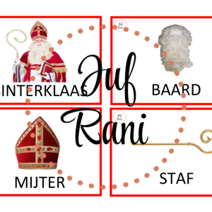 Woordkaarten thema sinterklaas