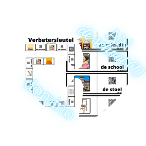AN - de school (deel 1) - spel 3: domino/leesrups