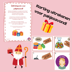 Korting voor pakjesavond! (Loopspel)