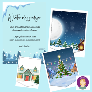 Winter vlaggenlijn