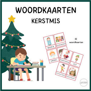 woordkaarten Kerstmis