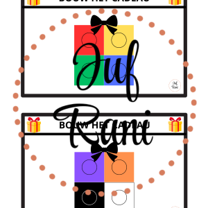 Linking cubes - cadeautjes