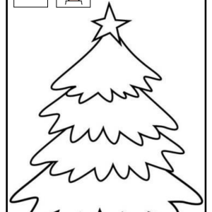 Kleikaarten - Klei de ballen in de kerstboom