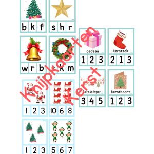 Knijpkaarten Kerst
